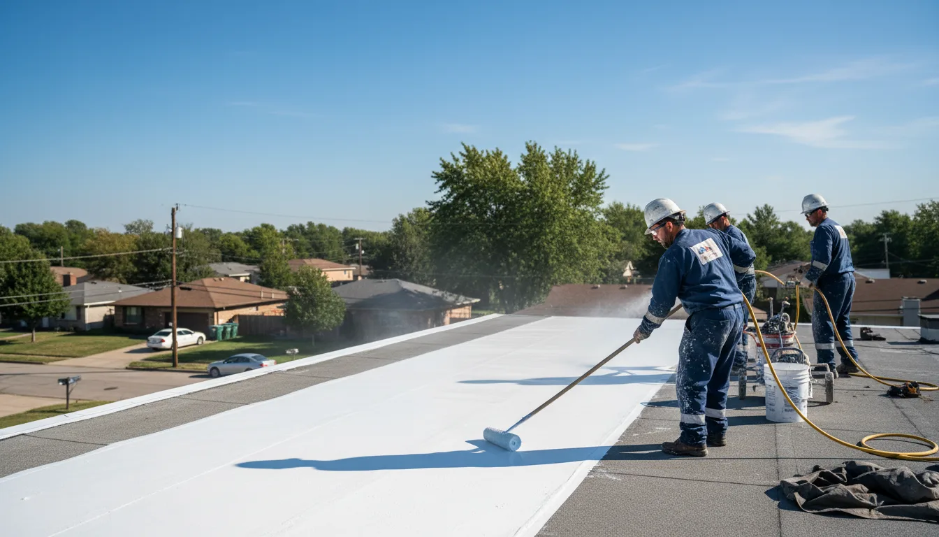 Commercial roof coating in New Bloomfield, PA near me